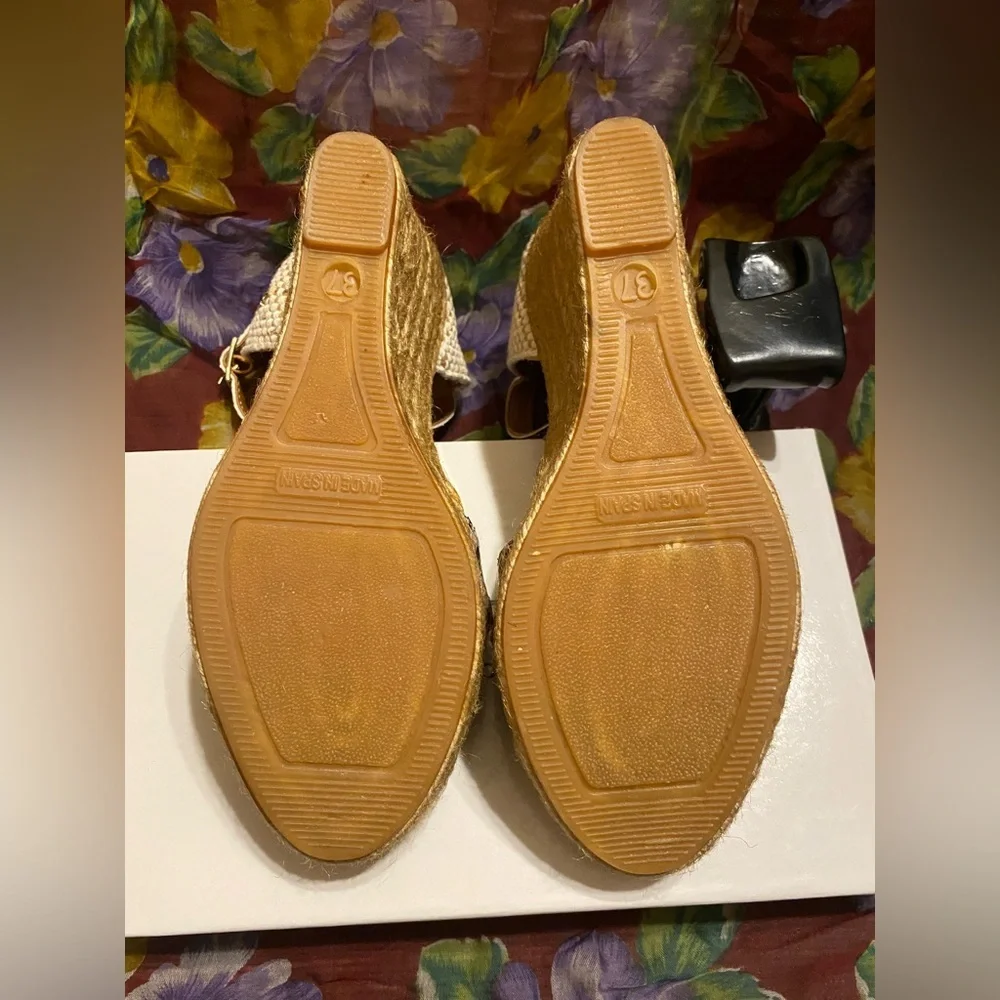 Kurt Geiger - NEW - Womens Leona Wedge Espadrille Wedges Sandals Size 7US /37EUR